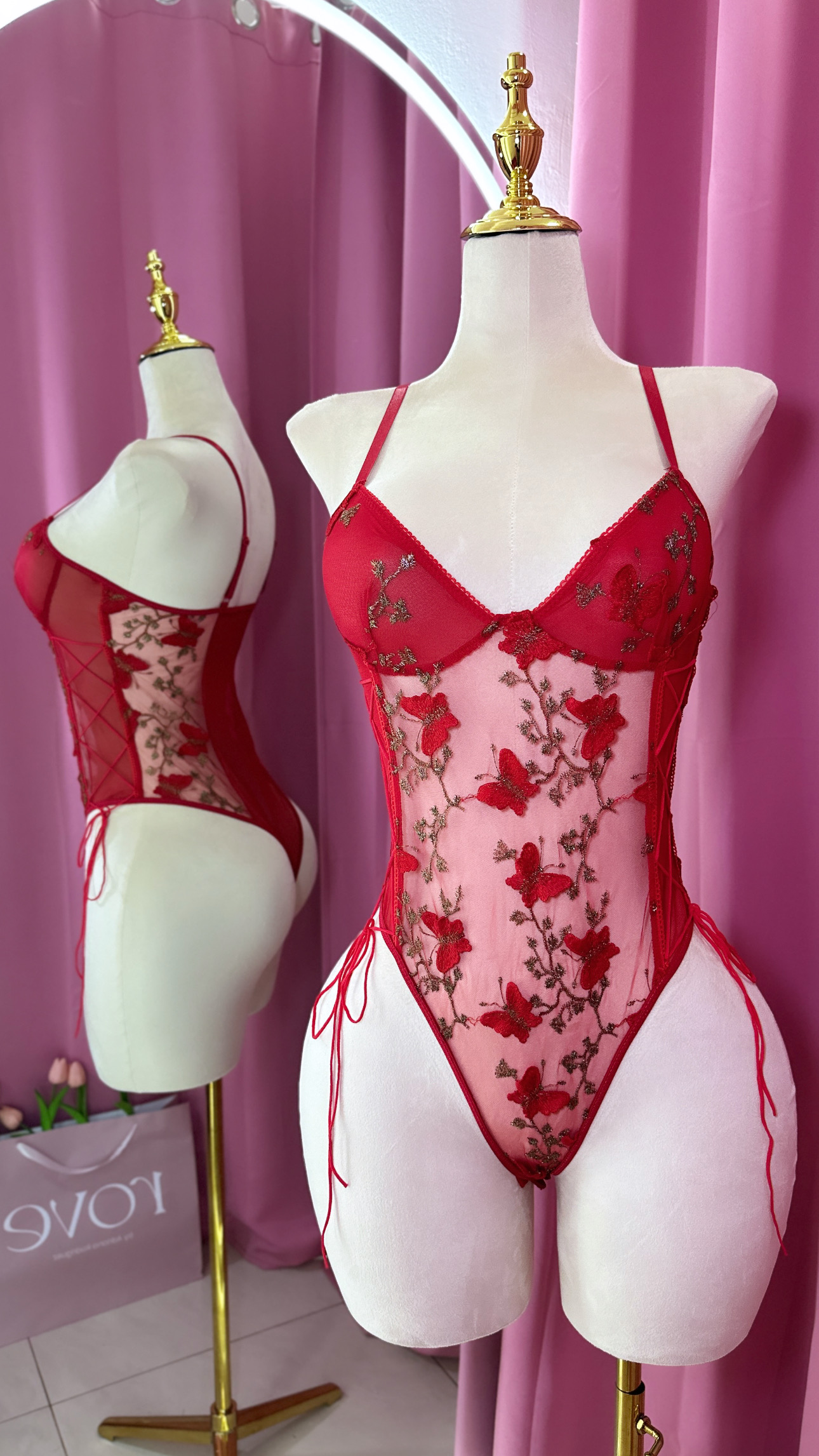 Lencería - Bodysuit Rojo
