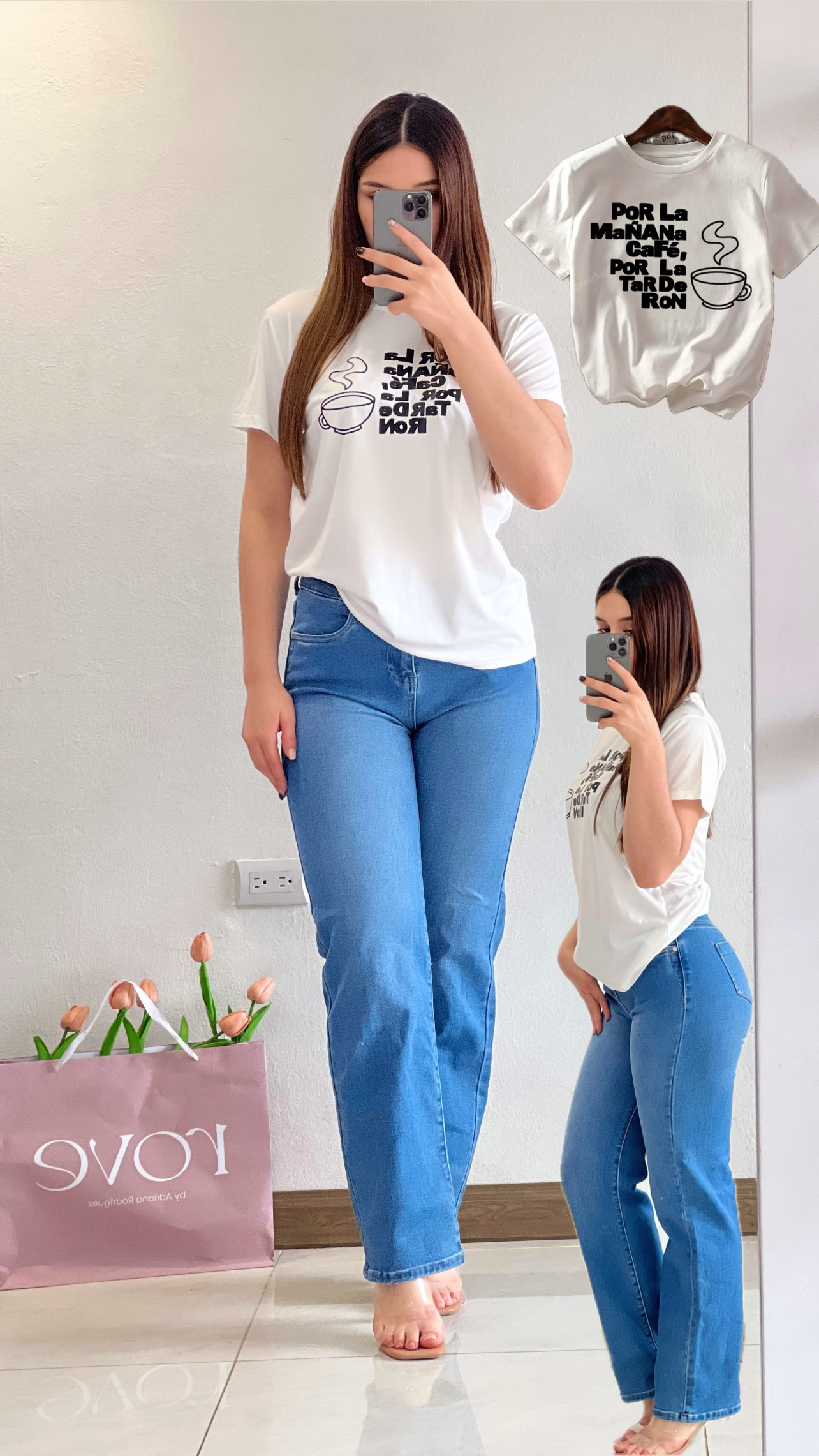 Camiseta con frase - Blanca