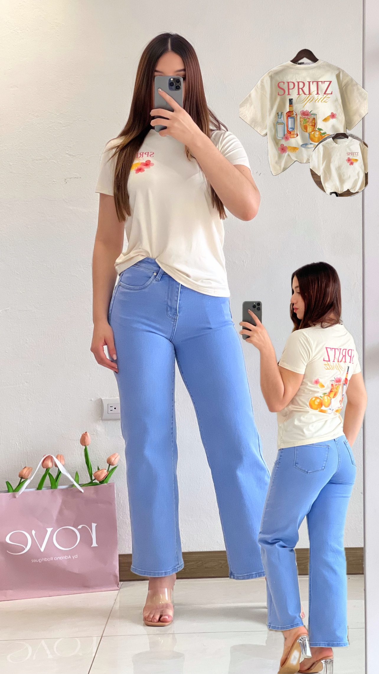 Camiseta Spritz crema