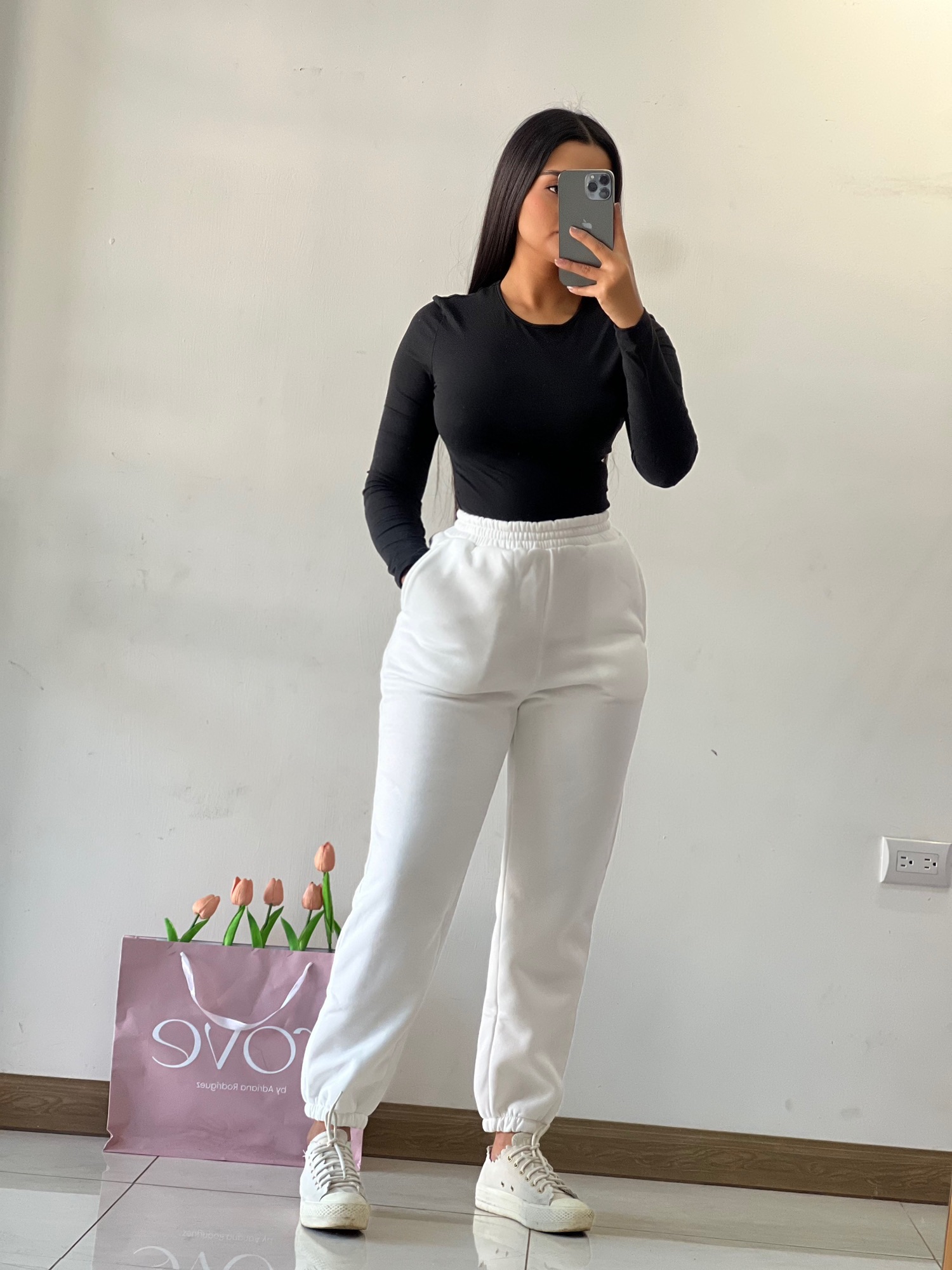 Jogger básico -  Blanco