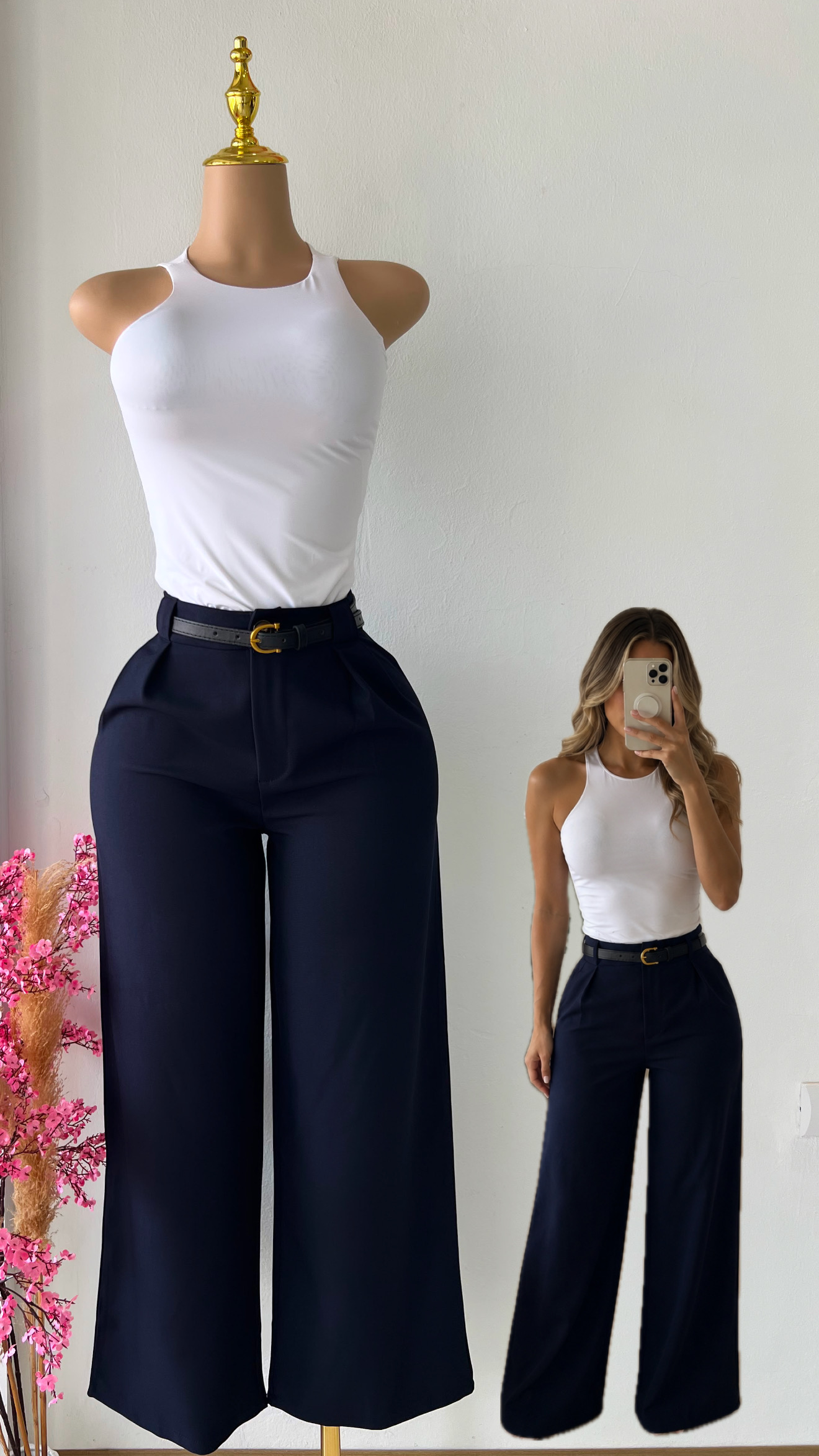 Pantalón de vestir Azul Navy
